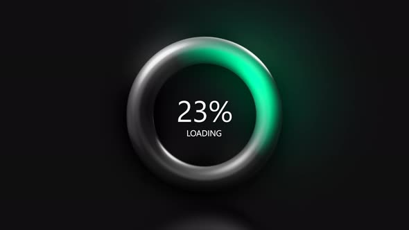 Circular counting infographics