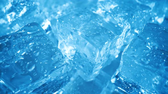 Ice Cubes Abstract Background
