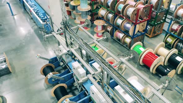 Electrical Wire Production Line at a Big Facility