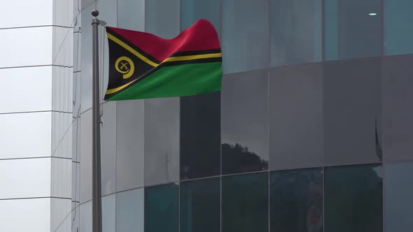 Vanuatu Flag Background 2K