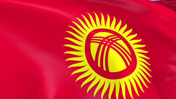 Kyrgyzstan Flag