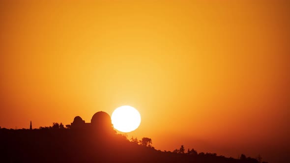 Griffith Observatory Sunrise Time Lapse
