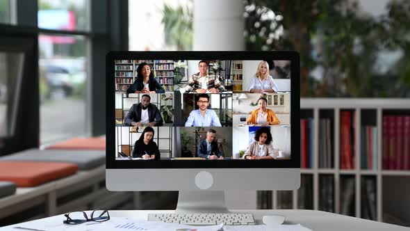 Online Video Conference Communication