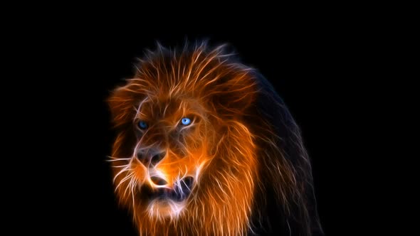 Fractal Lion