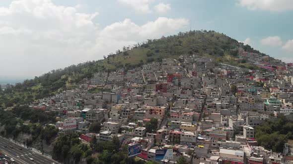 Aerial View of the Houses in Ecatepec, Mexico