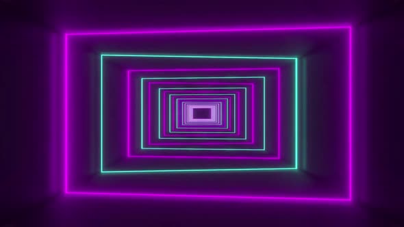 Neon Light Vj Tunnel