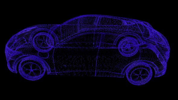 Car from Rotating Cubes