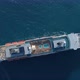 Tourist Ship in the Blue Sea, Aerial View - VideoHive Item for Sale