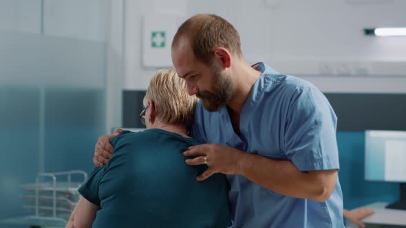 Physiotherapist Using Alternative Medicine to Treat Elder Woman