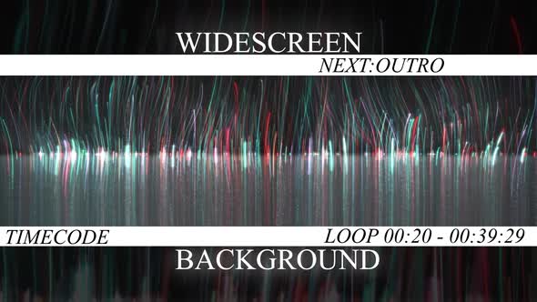 Magic Neon Lines Streaks   Widescreen Background