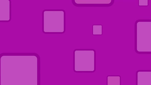 Abstract background in flat style animation of Square shape layers rotating with pink alt