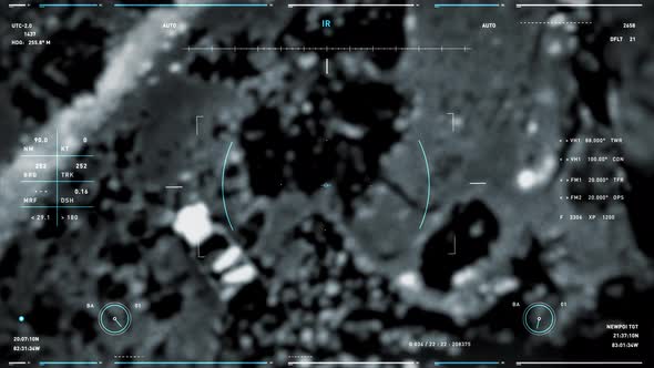 Military force is locating the vehicle of target locked terrorist with weapons alt