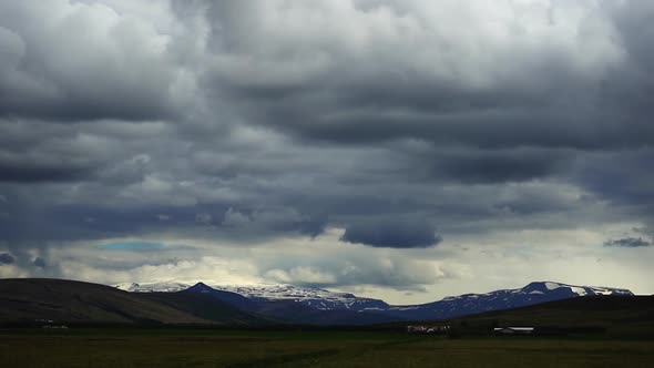 Beautiful timelapse of moving clouds in Iceland. Shot with the sony a7iii.