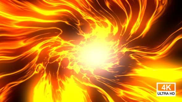 Abstract Fire Twist Background 4K alt