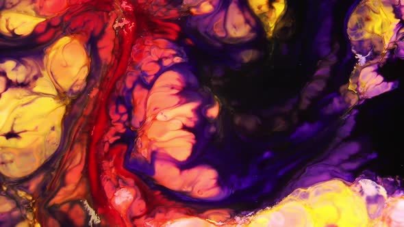 Psychedelic Color Spreading Paint Swirling And Explosion 11 alt