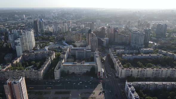 Kyiv - Aerial View of the Capital of Ukraine. Kiev