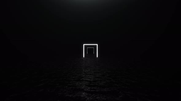 Door Light Dark  4k