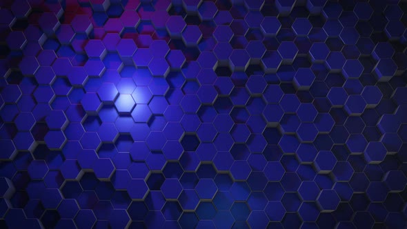 Background with Hexagons