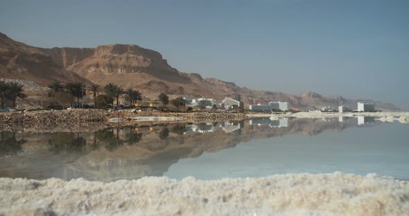 Hotels and resorts at the Dead Sea in israel