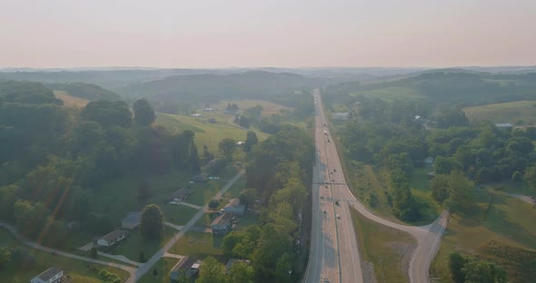 Aerial View of 70 Road the Dwight D