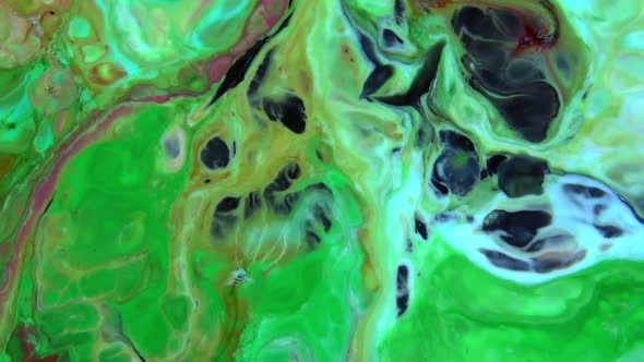 Color Explosion Abstract Art Painting  alt