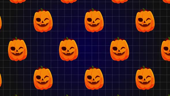 Pumpkin Halloween Background