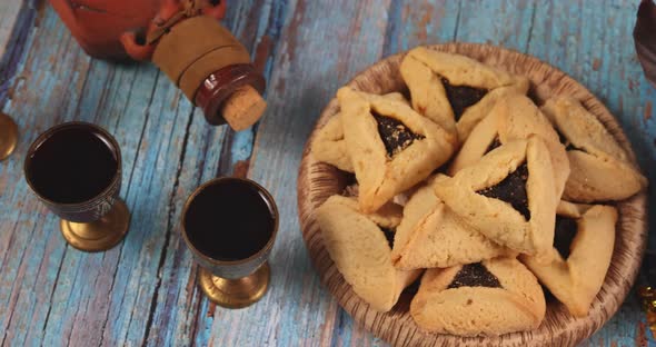 Purim Jewish Carnival Celebration Holiday Cookies Handmade