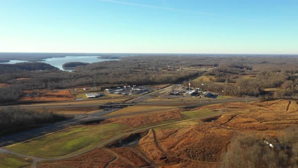 Landscape aerials Kentucky USA