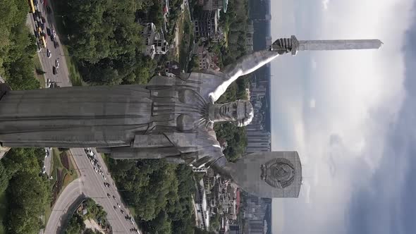 Motherland Monument in Kyiv Ukraine