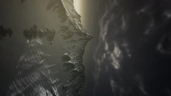 Storm Cloud Over Dolomites