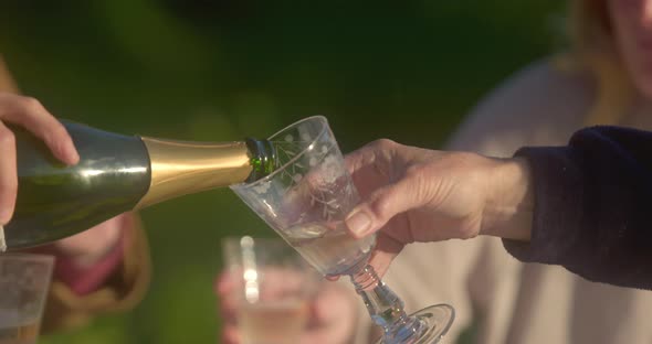 Pouring Champagne