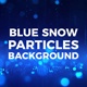 Falling Blue Particles Background - VideoHive Item for Sale