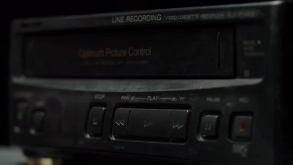 Taking Video Cassette Into Recorder
