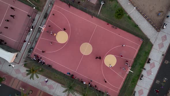 Basketball court