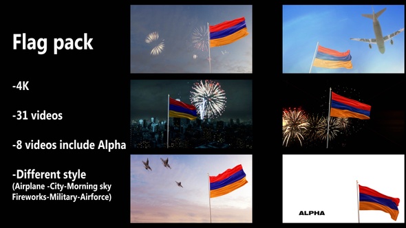 Armenia Flag Pack 