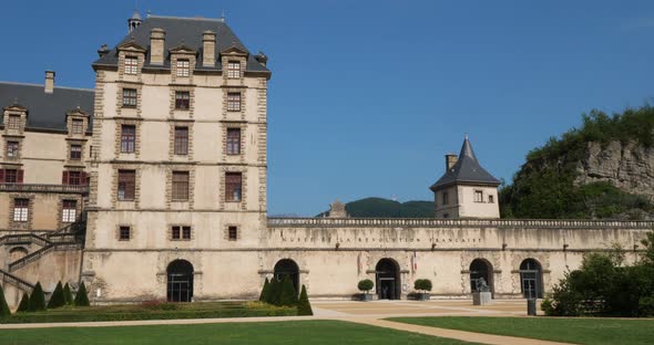 The castle of Vizille, Isere department, France