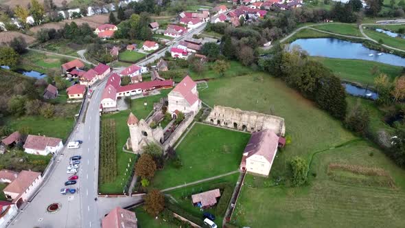 Cistercian Church Aerial View, Romania