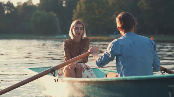 Couple in a boat 