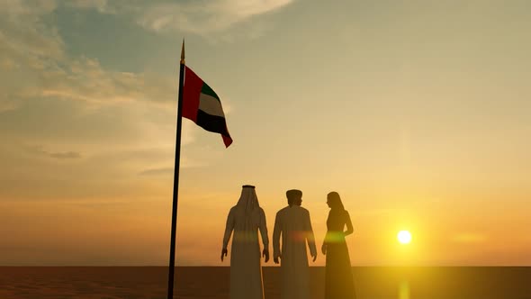 People who reached the UAE Border