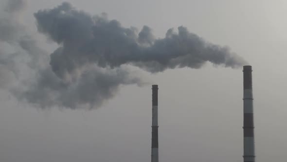 Smoking Factory Chimneys