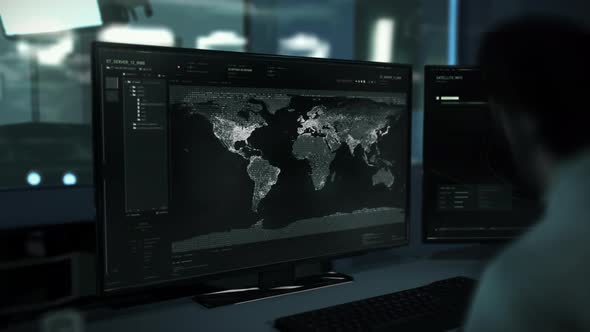 Scanning technology gathering intelligence about the exact location of a target alt