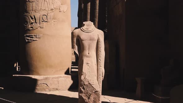 Statues In The Ancient Karnak Temple