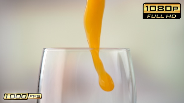 Pouring Orange Juice