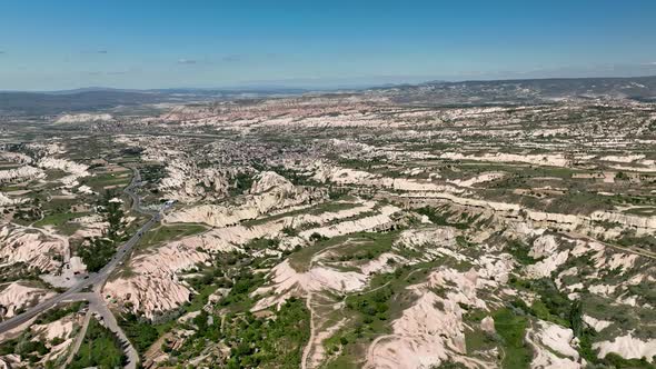 The best landscapes of Cappadocia aerial view 4 K