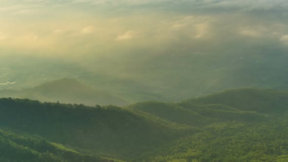 Mountain With Sunlight