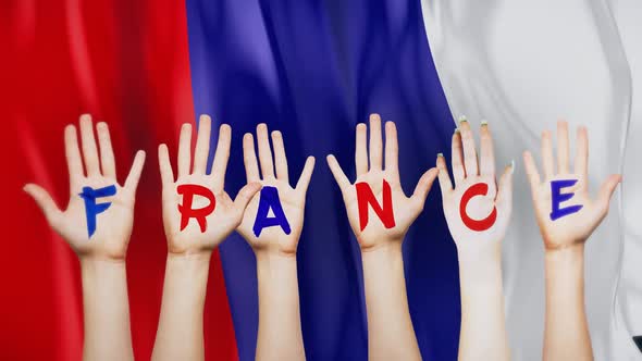 Animated France flag