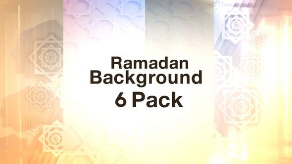 Ramadan Background Loops 6 Pack