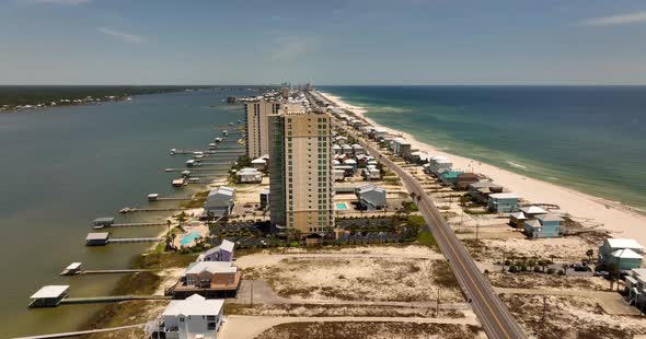 Aerial Drone Real Estate Tour Gulf Shores Alabama Usa 5k 30fps