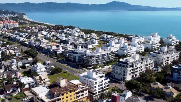 Florianopolis Beach Brazil. International tourism landmark.