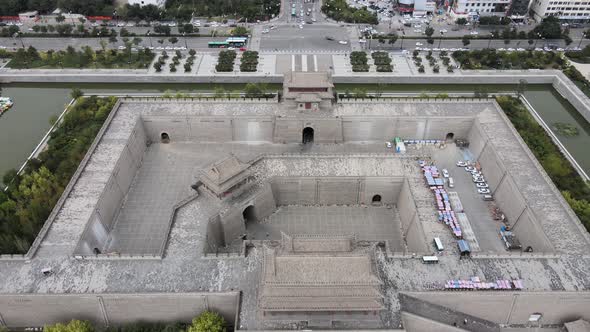 Ancient City Wall, Aerial China